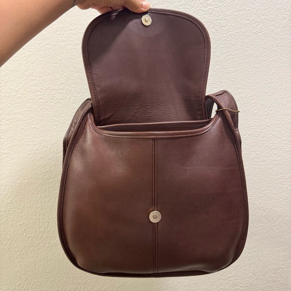 Vintage Coach Mahogany Ergo Flap Large 9029 - Picture 8 of 11